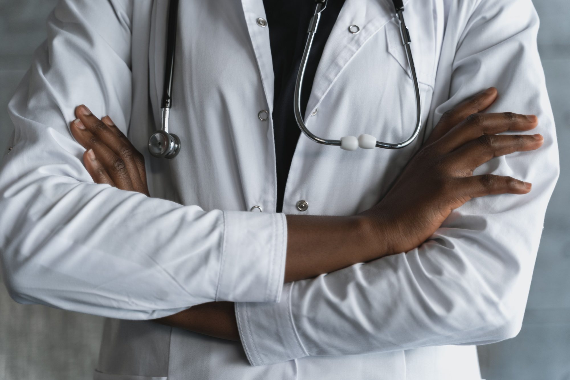 Healthcare professional at a medical facility